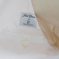 Justo Gimeno for Refinement Teba Jacket Seersucker Cream
