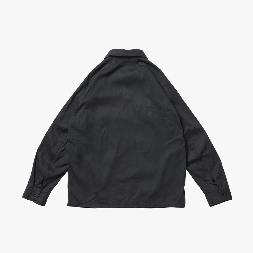A Vontade Field Shirt Jacket Fade Black Back View