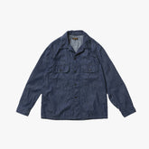 A Vontade Field Shirt Jacket Indigo Front View