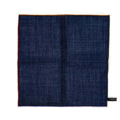Front view of the Adamley Pocket Square Navy
