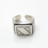 Front view of Adawat'n Tuareg Ring Azro