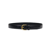 Front view of Anderson's Brass Buckle Belt Calf Black