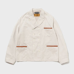 Auberge Clement Jacket Creambeige Front View