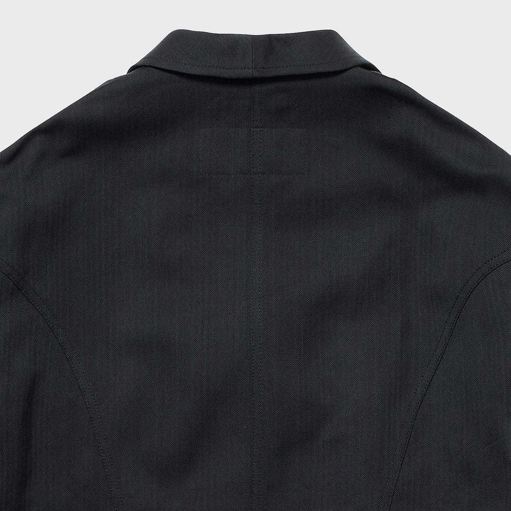 Auberge Clement Jacket Navy Charcoal Back View