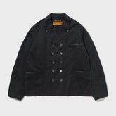 Auberge Clement Jacket Navy Charcoal Front View