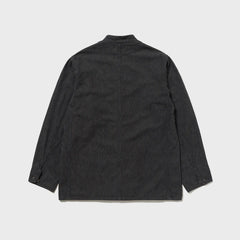 auberge dieter charcoal dark brown back silhouette detail.