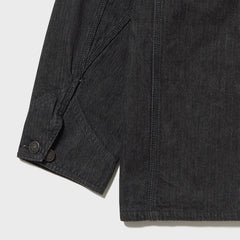 auberge dieter charcoal dark brown back silhouette detail