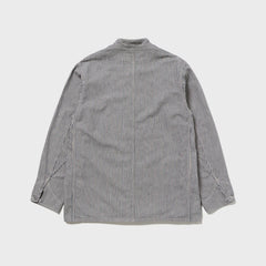 auberge dieter coverall beige navy back full view