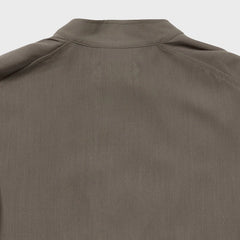 auberge gred jacket greige back silhouette detail.