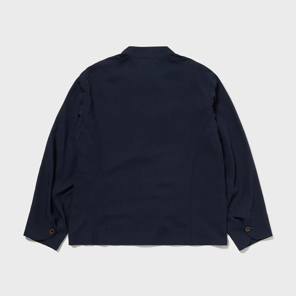 auberge gred jacket navy back silhouette detail2
