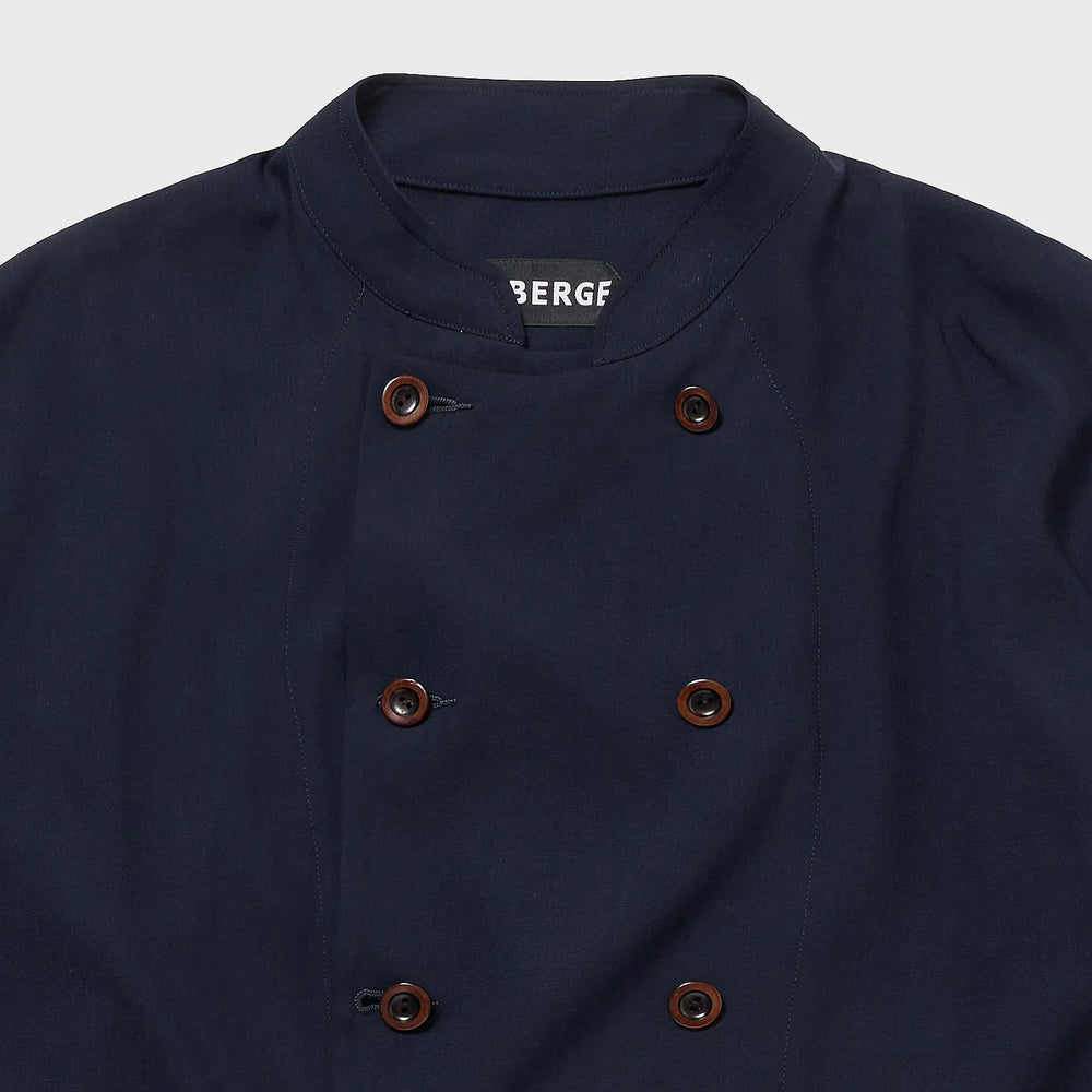 auberge gred jacket navy double breasted front detail