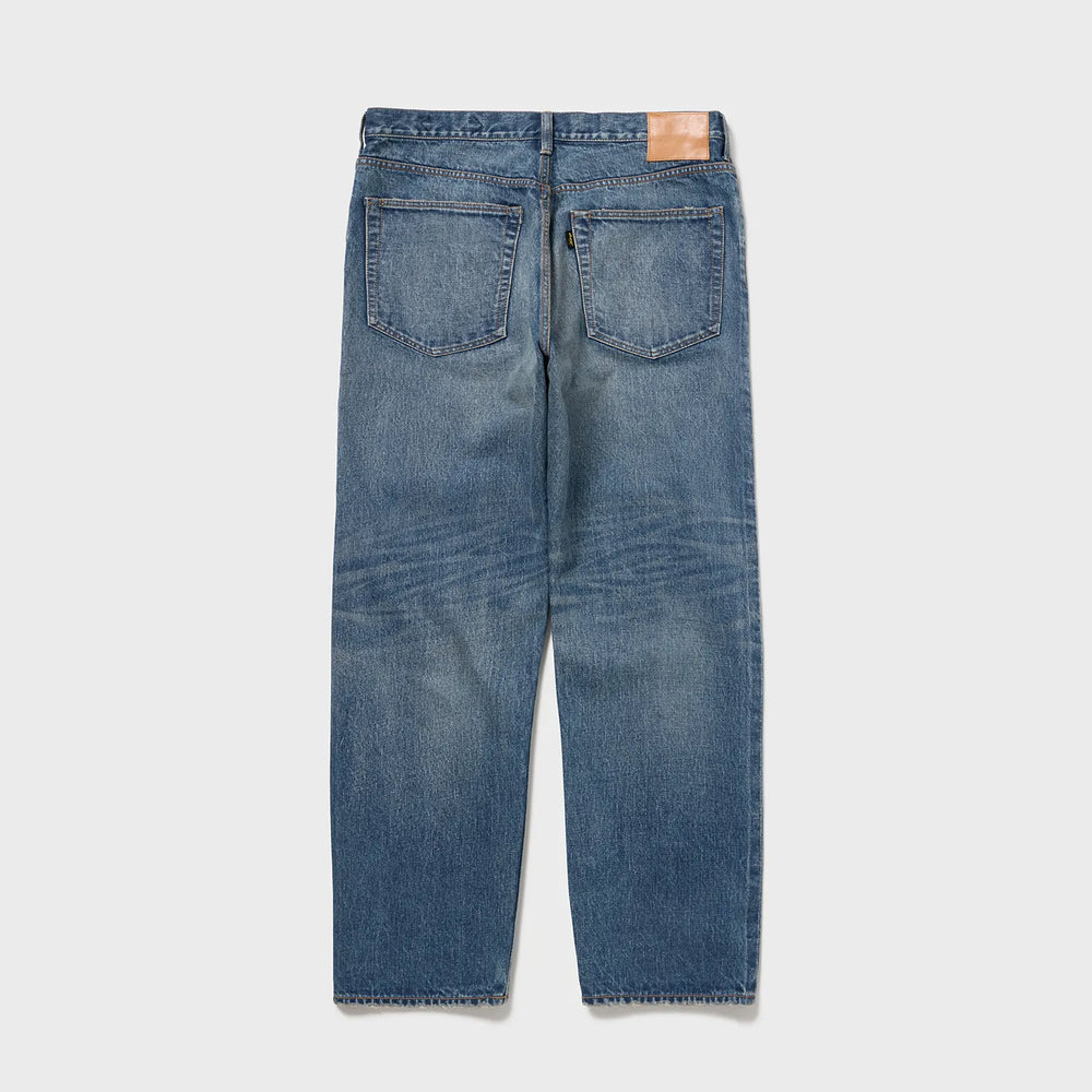 Auberge Marlon Denim Used Back View Japanese Denim Jeans
