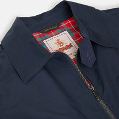 Baracuta G18 Cloth Navy Collar Detail