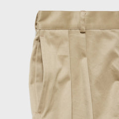 Baracuta Suede Blouson Dark Olive Flap Pocket Detail