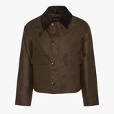 barbour bedale spey wax jacket beech front full view