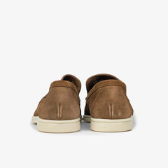 Berwick 5542 Flex Walk Loafer in Noce leather, heel view.