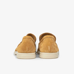 Berwick 5542 Flex Walk Loafer in Rame leather, top view of pair.