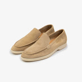 Berwick 5542 Flex Walk Loafer in Sughero tan leather, angled front view.