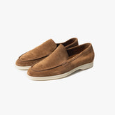 Full view of the Berwick Flex Walk Loafer 5716 in noce leather showing the classic loafer silhouette and refined proportions.