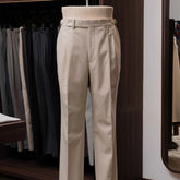 Calsa Nagasaki Trousers Cotton Beige front view