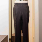 Calsa Nagasaki Trousers Covert Dark Brown front view