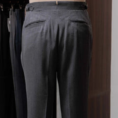 Calsa Nagasaki Trousers Covert Grey back view