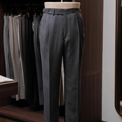 Calsa Nagasaki Trousers Covert Grey front view
