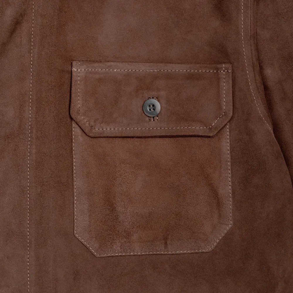 Cinquanta Military Open Collar Jacket Castano - Refinement