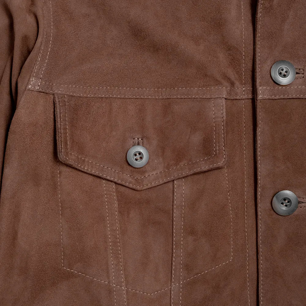 Cinquanta Trucker Jacket Castano - Refinement