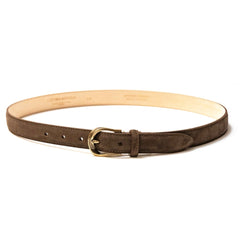 Front view of the Fattoria Del Cuoio Twist Buckle Suede Belt Chaco