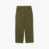 Front view of the Hand Room new 6 pocket cargo pants in khaki featuring a relaxed silhouette and utilitarian design.