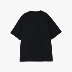 Back view of the Hand Room T-shirt in black showing the smooth structure and relaxed fit.