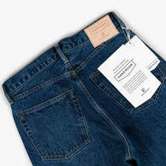 Back pocket detail of the Hand Room Exclusive for Refinement High Rise Regular Fit Mid Washed jeans