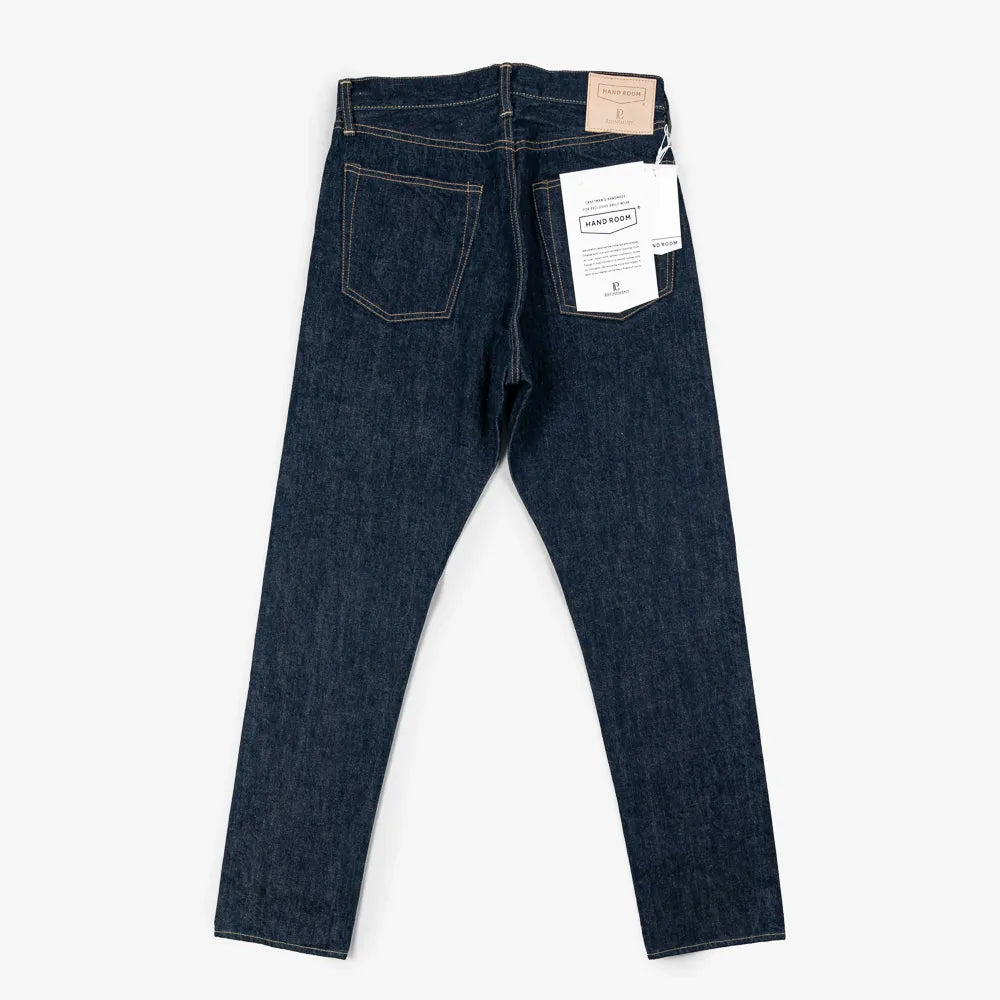 Hand Room Exclusive for Refinement High Rise Regular Fit One Washed Indigo jeans back view