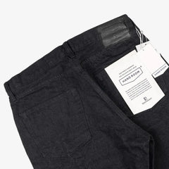 Back pocket detail of the Hand Room Exclusive for Refinement Wide Fit Stonewash Black jeans