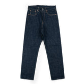 Hand Room Exclusive for Refinement Wide Fit One Washed Indigo jeans front view