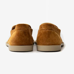 John Lobb Philip II Oxford in black calf leather, back view showing heel and stitching.