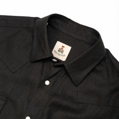 mens black western shirt guy rover casual style