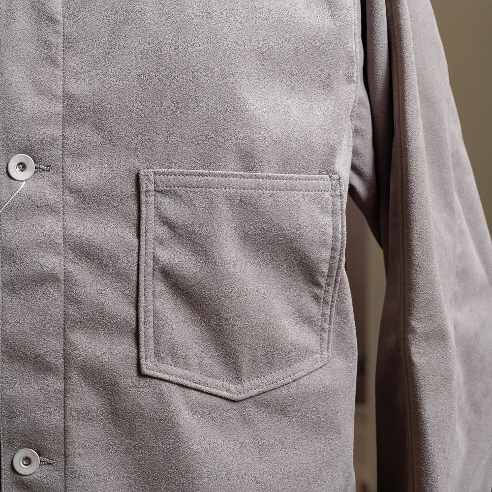 Close-up of the chest pocket highlighting stitching and panel construction.