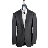 Front view of the Refinement Made By Ring Jacket RMJ-01 Green Navy Check showing the soft-shoulder silhouette and green–navy check pattern.