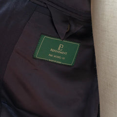 Refinement Made By Ring Jacket Rmj - 03 Single Breasted Herringbone Suit Navy By Vbc - Refinement