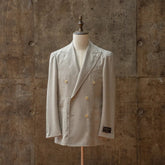 Refinement Made By Ring Jacket Rmj - 04 Double Breasted Jacket Hopsack Ivory By Vbc - Refinement
