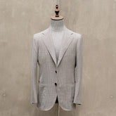 Refinement Tailoring Rfmt-01 Sport Jacket Summertime Striped Grey By Loro Piana