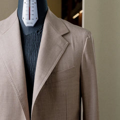 Refinement Tailoring Rfmt-01 Sport Jacket Zelander Oatmeal By Loro Piana Pocket Detail