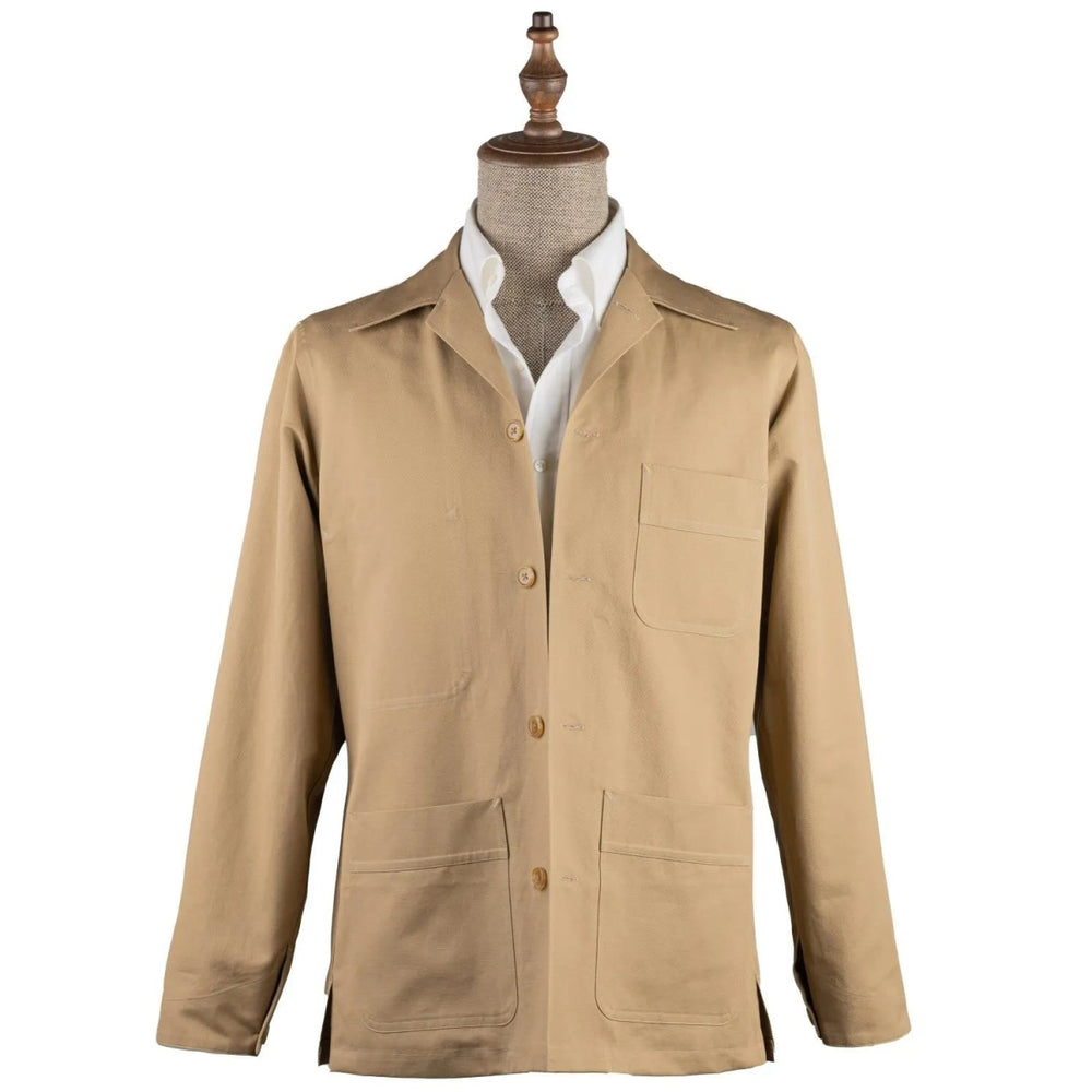 Ring Jacket Shirt Blouson Beige - Refinement