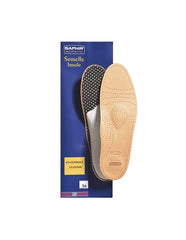 Saphir Anatomic Insoles packaging box view with blue background