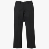 black tangent tan24 pepe trousers front full view