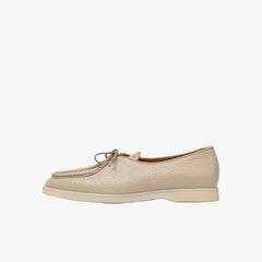 Timothee Paris Loafer Beaune Grained Rubber Light Taupe Side View