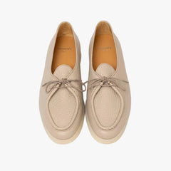 Timothee Paris Loafer Beaune Grained Rubber Light Taupe Top View