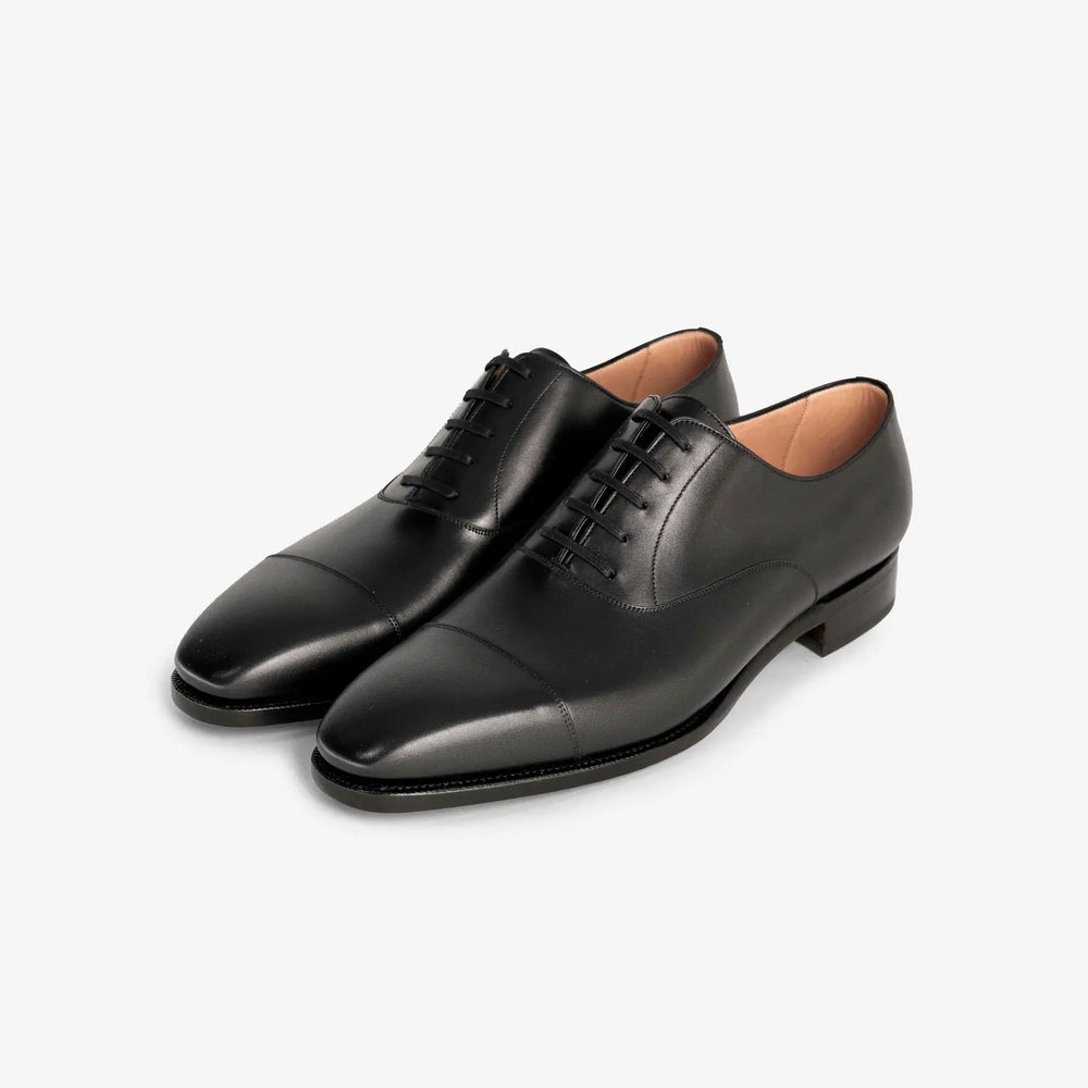 TLB Mallorca Artista 128 Picasso Box Calf Negro – black oxford shoes handmade in Spain